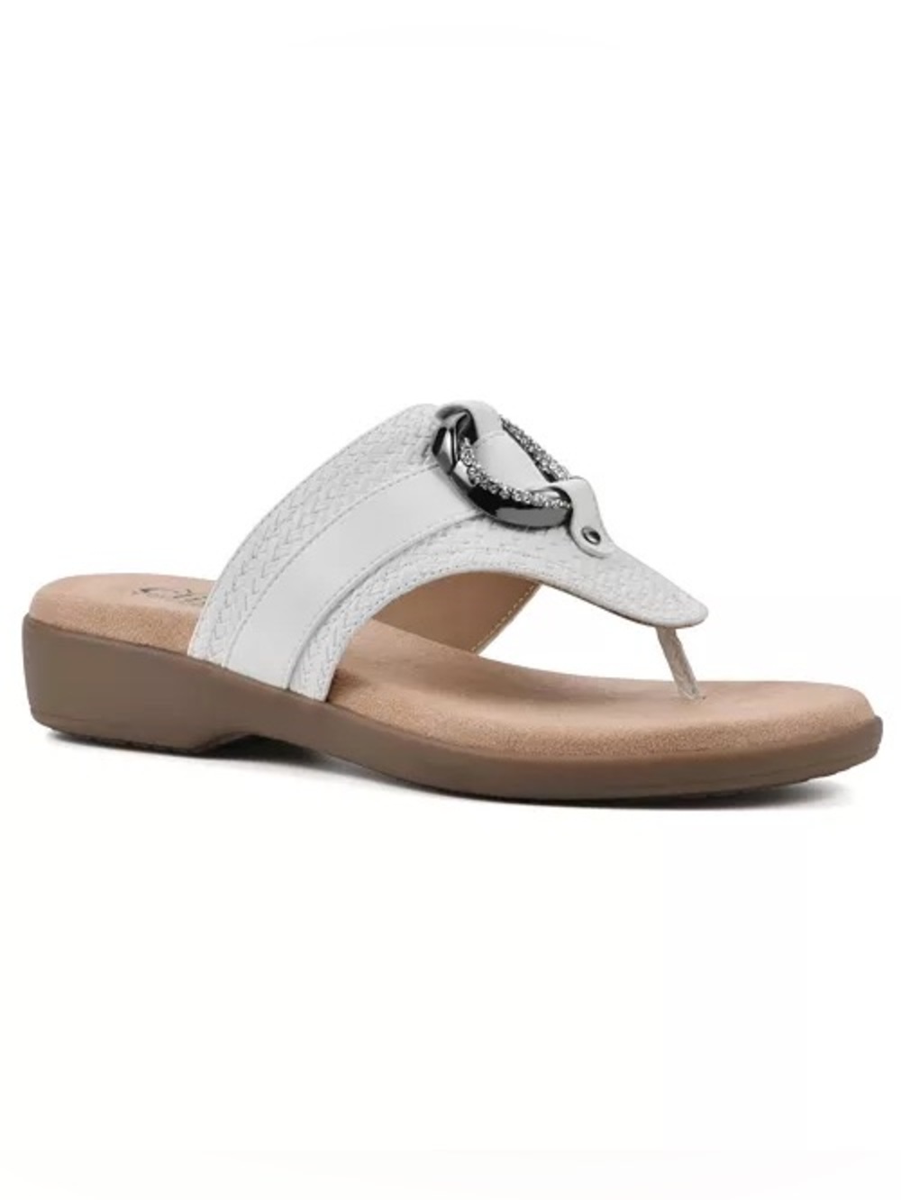 β₯οΈβ₯οΈ Cliffs by White Mountain Women's Benedict Thong Comfort Sandal